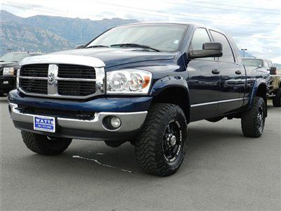 Dodge ram mega cab 4x4 cummins diesel custom lift wheels tires auto dvd tow