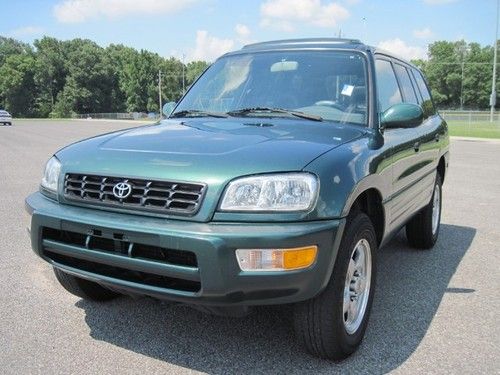 99 toyo rav4 l moonroof leather green gas saver cheap 4cylinder 2.0l cd