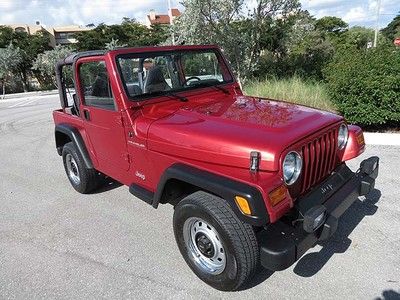 Its just a nice jeep - 1999 5 speed, rust free florida wrangler