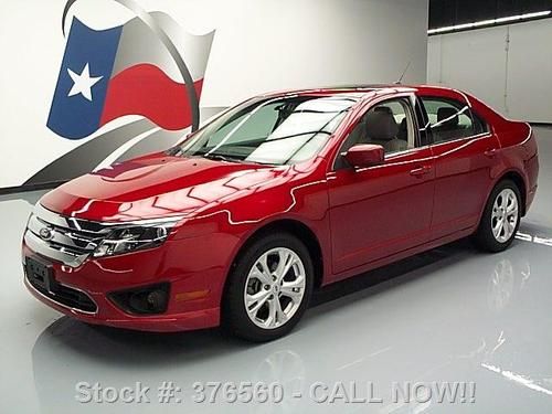 2012 ford fusion se automatic sunroof alloy wheels 1k! texas direct auto