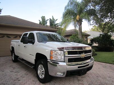 09 chev silverado 2500 hd 4x4 crew cab 6.6 duramax diesel allison trans ltz mint