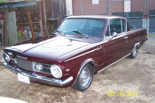 1965 plymouth barracuda 273 cu auto factory air