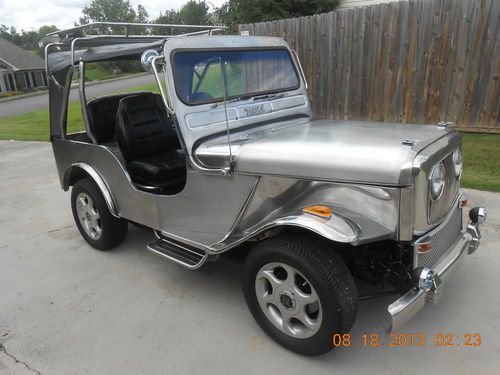 1976 jeep, cj-5, stainless steel, one of a kind