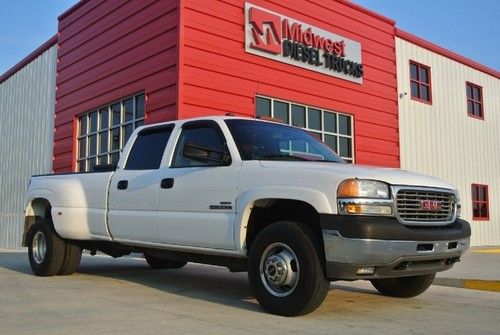 2001 gmc sierra 3500 drw 6.6 duramax diesel allison auto 4x4