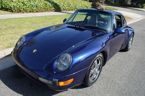 1996 911 targa coupe with 63k original miles in rare iris blue color &amp; loaded