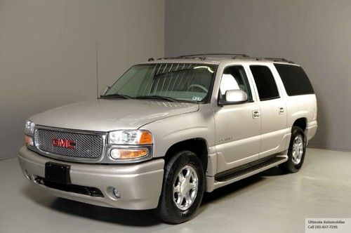 2005 gmc yukon denali xl awd nav dvd sunroof 7pass xenons heatseats 3row leather