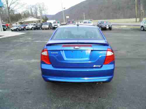 Wrecked Damaged Salvage Repairable Project SE Low Mileage 4-Dr. Blue sport sedan, image 9