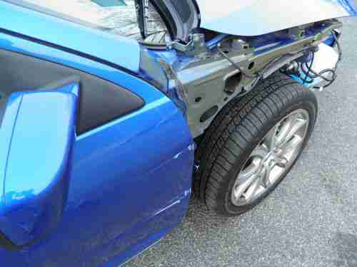 Wrecked Damaged Salvage Repairable Project SE Low Mileage 4-Dr. Blue sport sedan, image 11