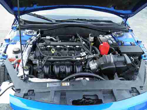 Wrecked Damaged Salvage Repairable Project SE Low Mileage 4-Dr. Blue sport sedan, image 15