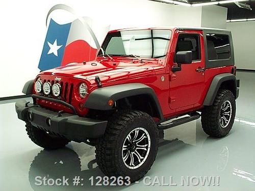 2010 jeep wrangler sport hard top 4x4 6-spd alloys 66k texas direct auto