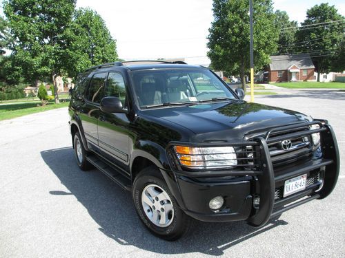 2001 toyota sequoia limited  (black)