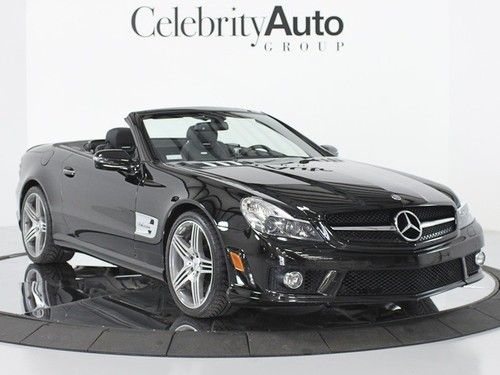 2009 mercedes benz sl63 amg black/black p1 pkg