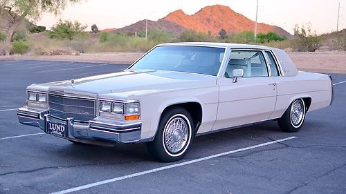 1984 cadillac coupe deville 2-door 4.1l mint fresh 10,666 miles cabriolet roof