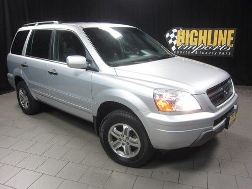 2004 honda pilot ex-l, 3-rows, 4x4, dvd system, 1-owner **only 59k miles**
