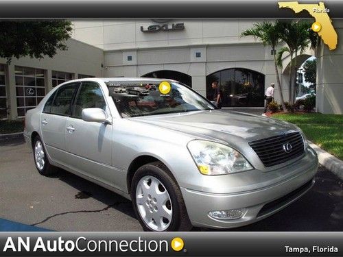 Lexus ls 430 sunroof &amp; leather one owner clean carfax