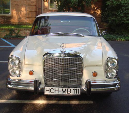 1965 mercedes 220 se coupe...only two owners...very clean!