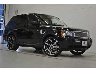 09 land rover range rover sport navigation 2 sets of rims camera leather loaded