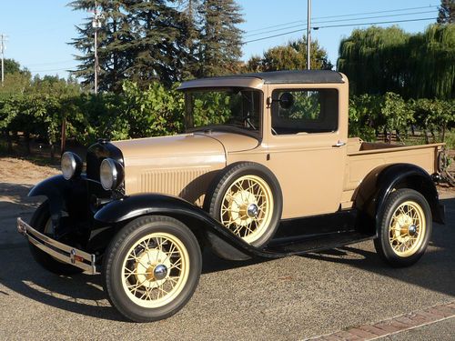 1930 ford model a pickup restored (nice) hydralic brakes !!!l@@k!!!!