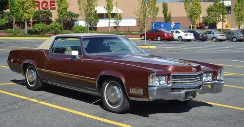 1970 cadillac eldorado coupe outstanding car  no reserve