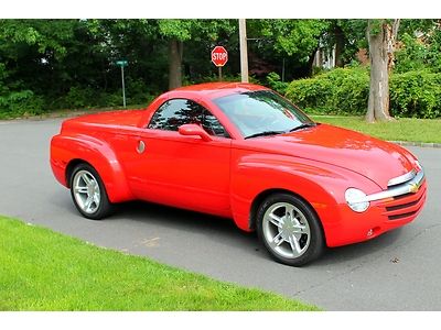 11,829 low miles on this red convertible ssr !!!!