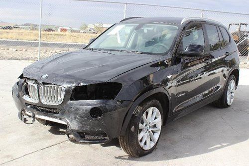 2013 bmw x3 xdrive28i damaged salvage only 6k miles economical export welcome!!