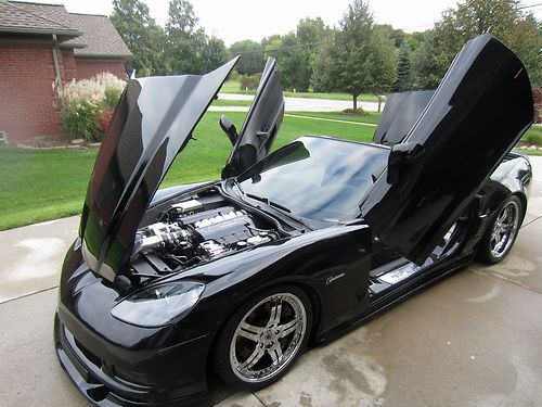 Corvette ls2 supercharged 715hp convertible custom
