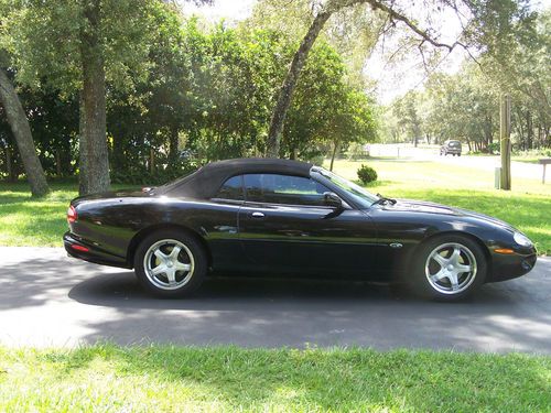 Gorgeous rare triple black jaguar xk-8 convertible for sale.