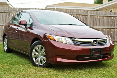 2012 honda civic lx sedan low mileage excellent condition