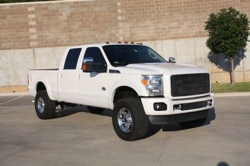 White 4x4 king ranch diesel 10k gvwr 3.55 lock low reserve we finance