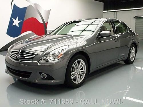 2013 infiniti g37 journey leather sunroof rear cam 16k texas direct auto