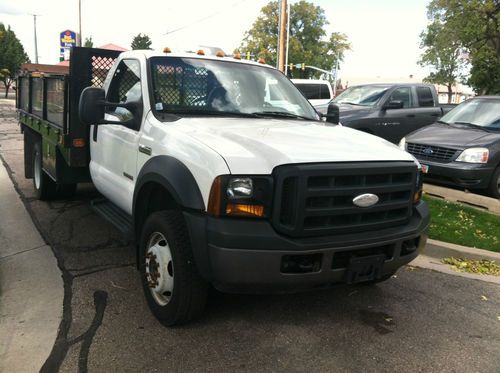 2007 ford f-450 flatbed 4x4 powerstroke tommy liftgate dually automatic