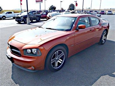 2006 charger rt daytona hemi orange!m/roof! dvd! nav!