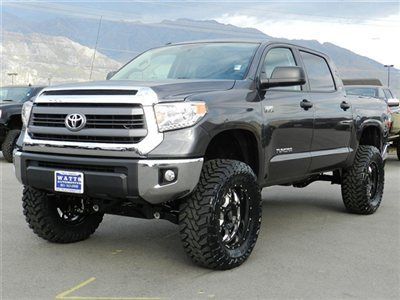 Crew max sr5 trd off road custom new lift wheels tires navigation auto tow