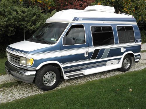 1993 ford e-series van conversion  raised roof colton  sierra conversion