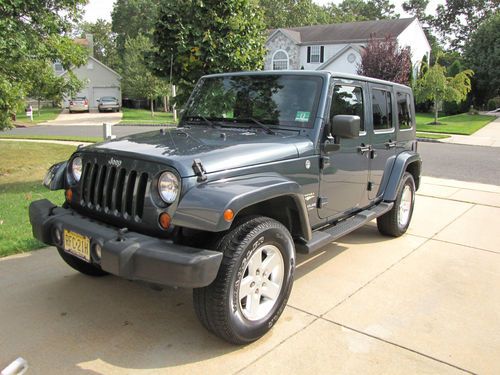 2007 jeep wrangler sahara unlimited 4 door 4x4