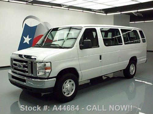 2012 ford e-350 ext 15-passenger van 5.4l v8 43k miles texas direct auto