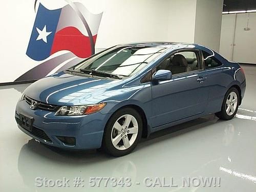 2008 honda civic ex-l coupe auto sunroof htd seats 57k texas direct auto