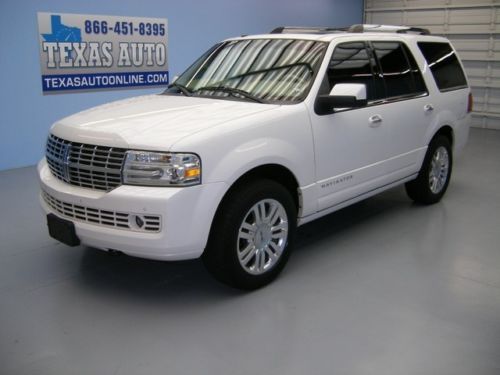 We finance!!!  2011 lincoln navigator roof nav tv heated leather thx texas auto