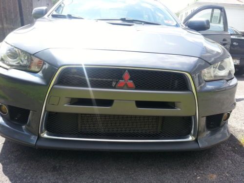 Mitsubishi evo x 2008 grey mr