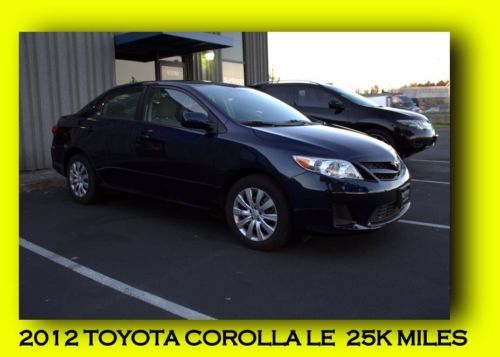 2012 toyota corolla 4dr sedan auto le