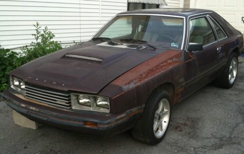 1982 mercury capri rs hatchback 3-door 5.0l