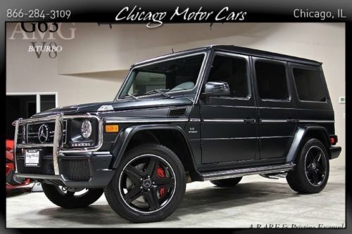 2013 mercedes-benz g63 amg designo matte black pristine &amp; loaded 1-owner