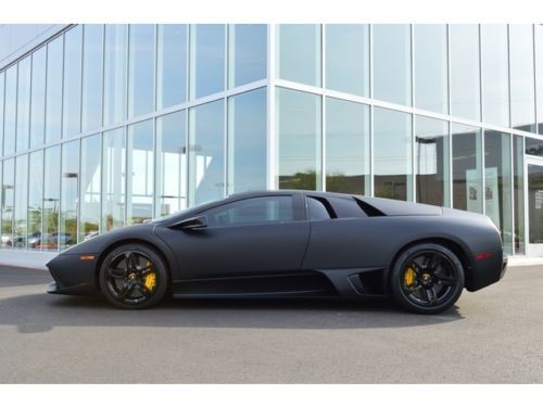 Lamborghini murcielago lp640-4 coupe matte black nero nemesis