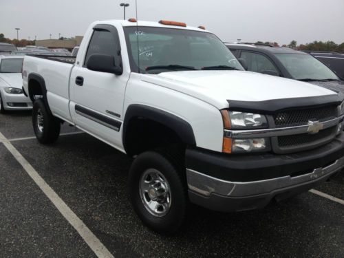 2004 chevrolet silverado 3/4 ton 4x4 work truck low miles