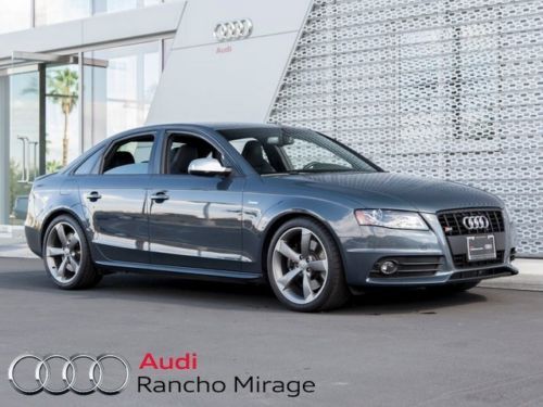 2011 certified pre-owned audi s4 quattro prestige meteor gray black camera nav