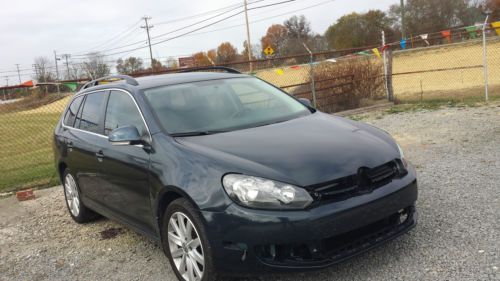 2010 vw jetta tdi wagon parts only title