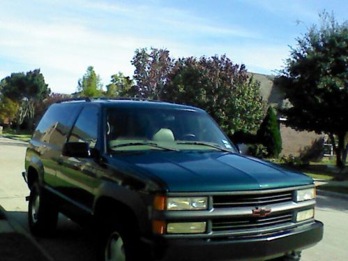 1997 chevrolet tahoe lt sport utility 2-door 5.7l