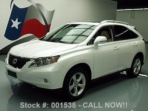 2010 lexus rx350 climate seats sunroof pwr gate 15k mi! texas direct auto