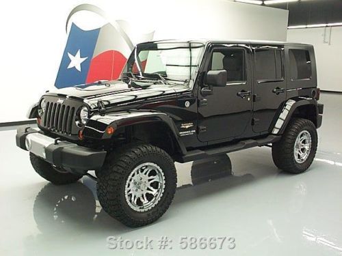 2008 jeep wrangler unltd sahara 4dr hardtop 4x4 nav 29k texas direct auto