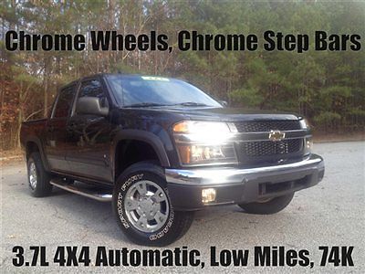 4x4 clean carfax no accidents low miles chrome wheels &amp; step bars 3.7l automatic